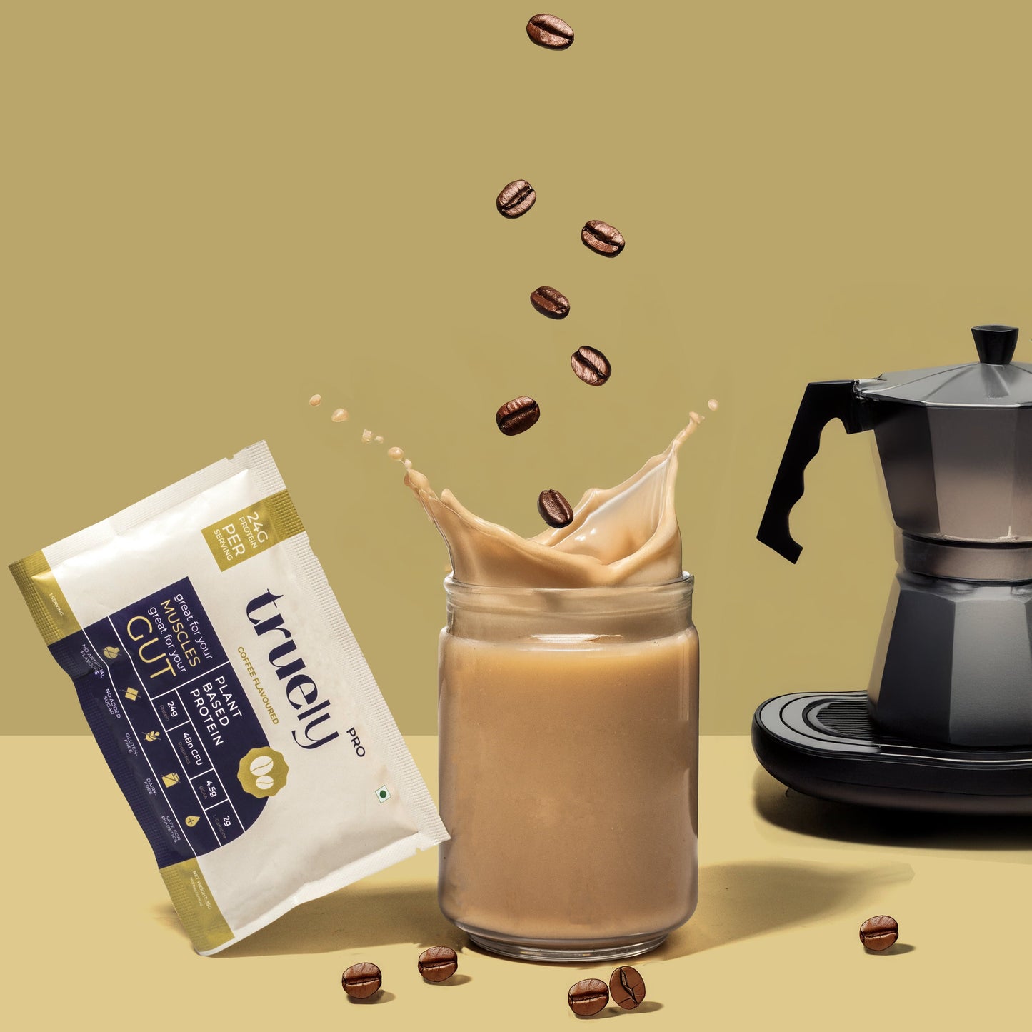 Truely Pro: Plant-Based Protein - Coffee